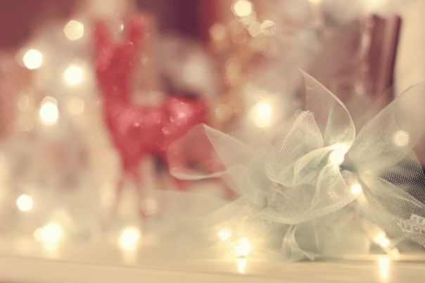 Christmas Decor #2: tulle garland with lights | Architecture of Dreams
